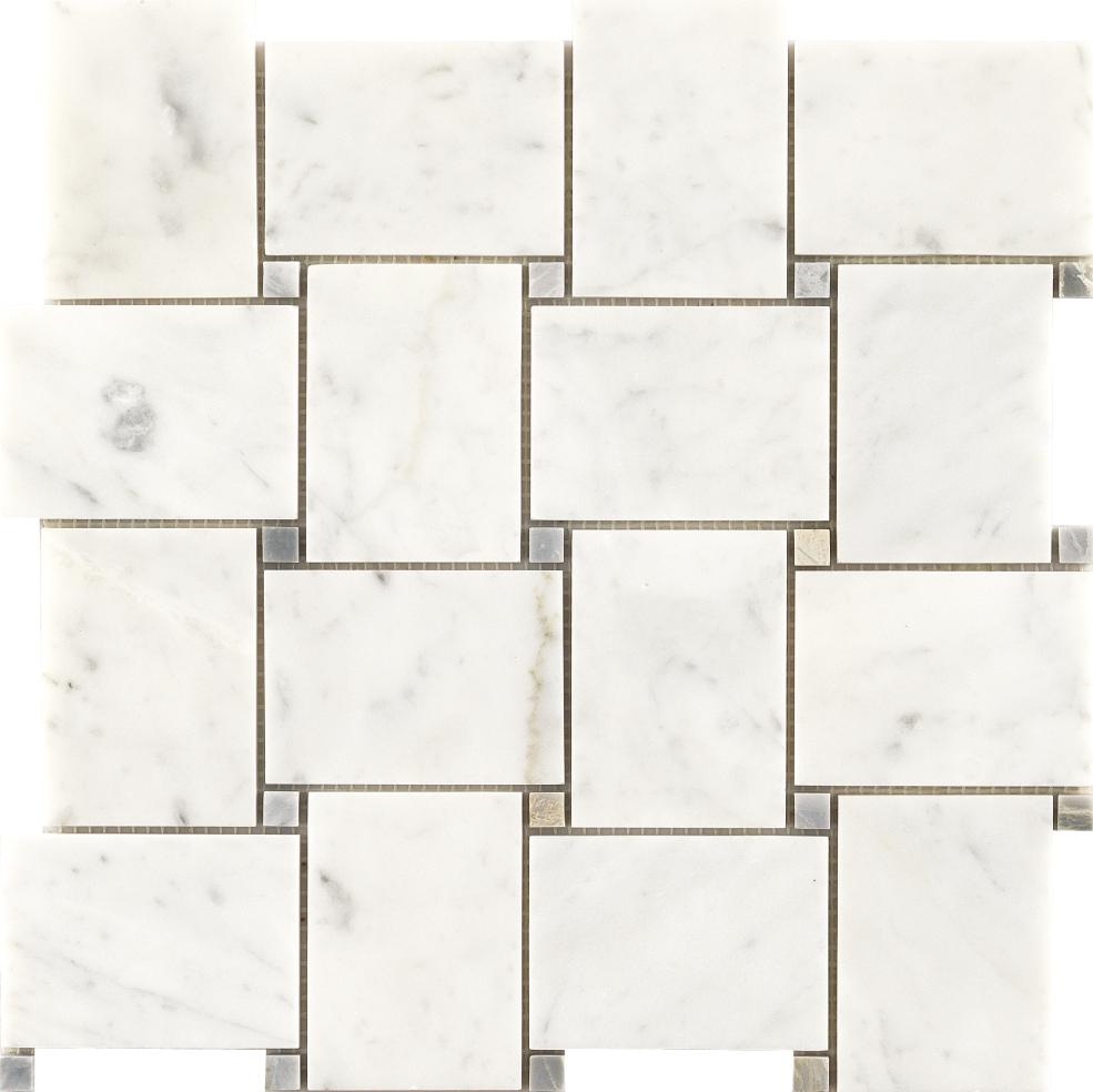 Oriental White Marble Mosaic Tile