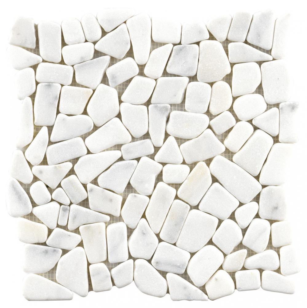 Luxury thassos White Waterjet Marble Mosaic Floor Decorative Tiles