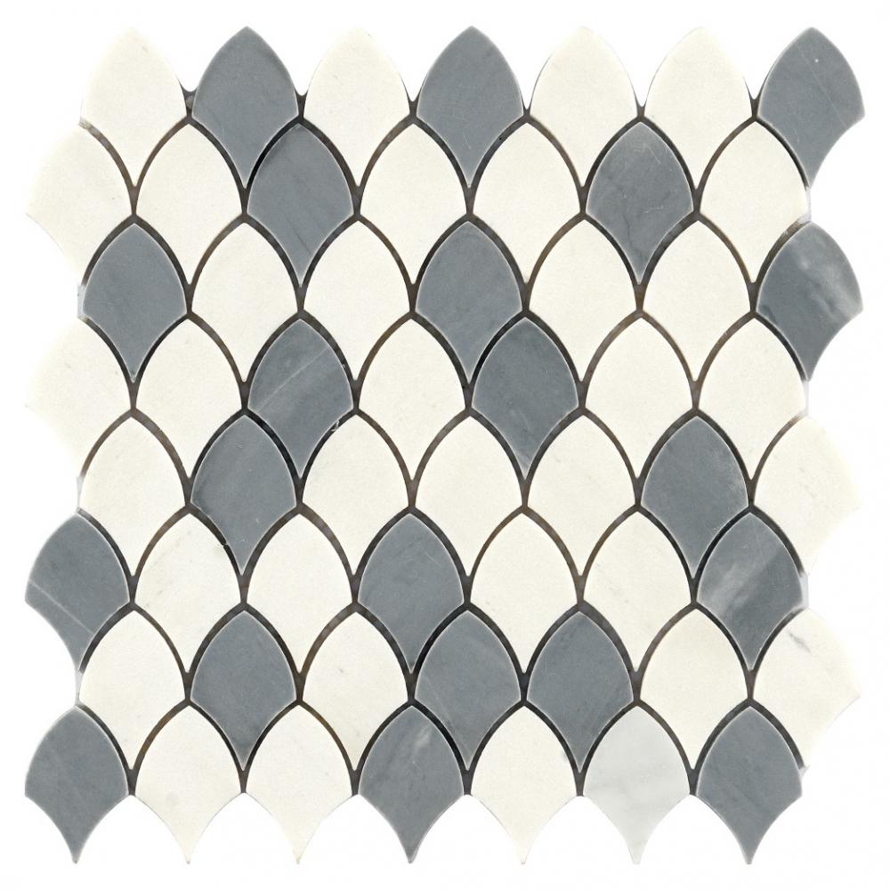 wholesales thossos white and athens marble mosaic shield marble mosaic tile