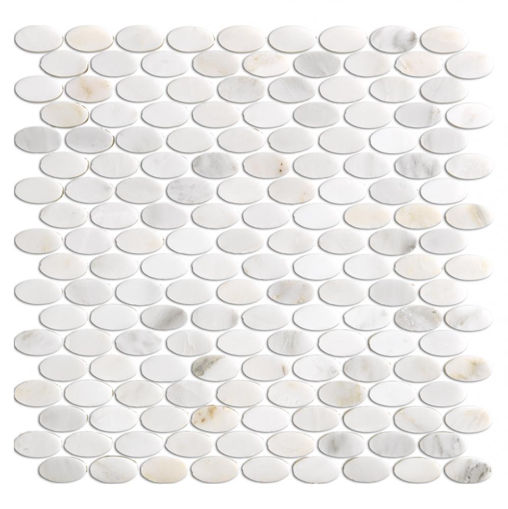 Factory  Natural Marble Mosaic Prices Oval Stone Mosaic Tile For Hotel