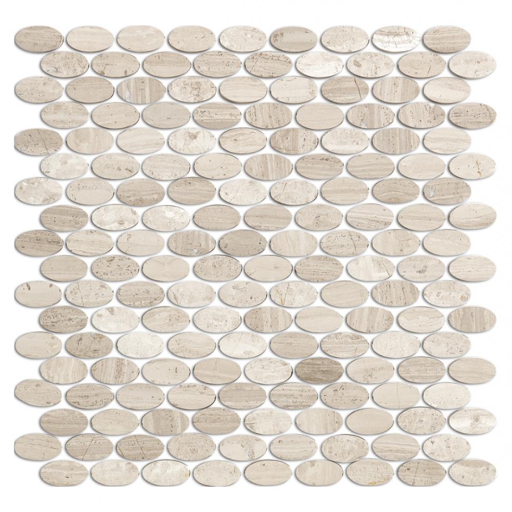 GREYWOOD OVAL marble mosaic pattern tile 30x30 mosaic tile marble