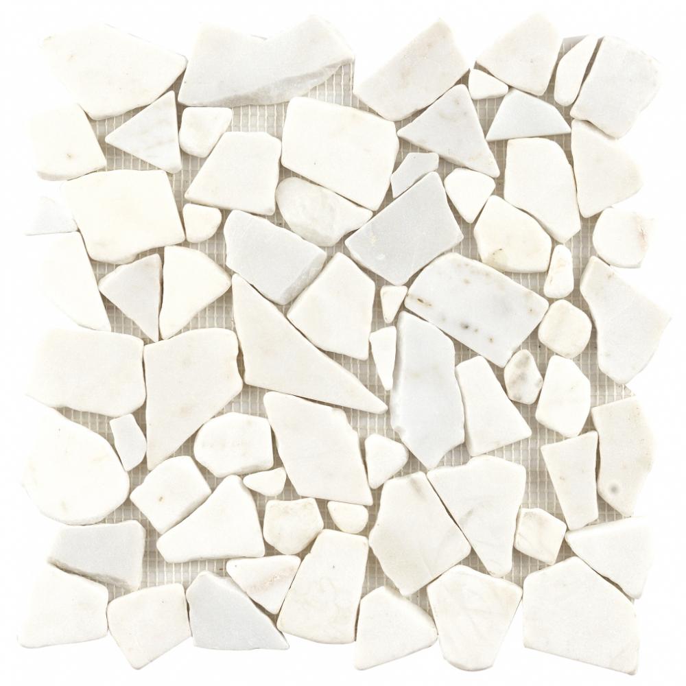 grey pebble stone marble mosaic for home dec mosaic tiles
