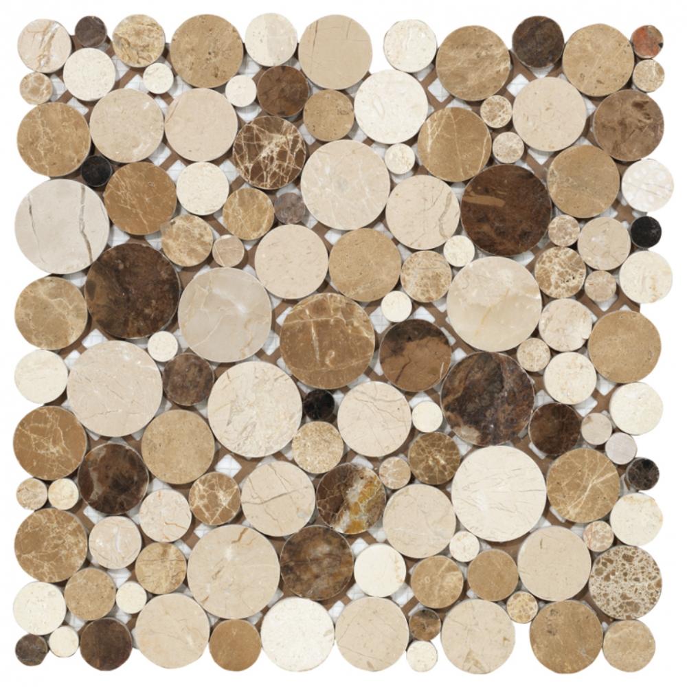 Marble Calacatta Gold Penny Round Mosaic Good Price