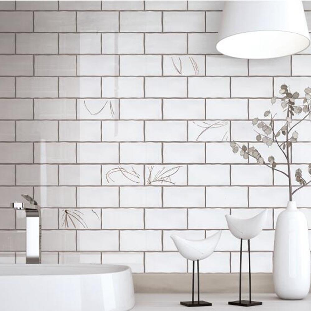 white wall tiles