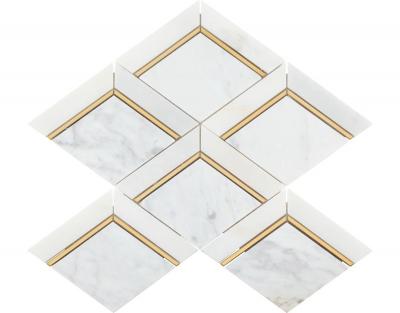 Brass Marble Mosaic Tile