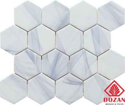 73MM Hex Recycled Mosaic