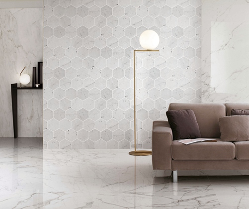 Banico Carrara Stone Mosaic Tile
